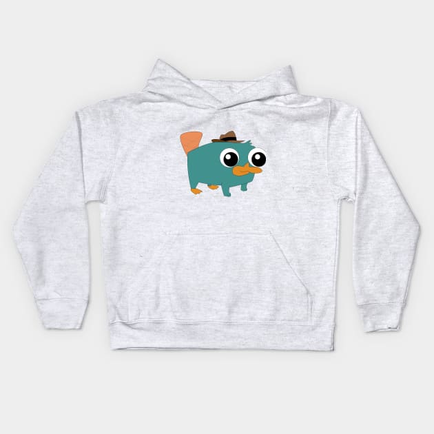 Baby Perry the Platypus Kids Hoodie by Beca's Sticker and More